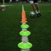 VGEBY1 Pack of 10 Training Cones, Practical Football Cones with