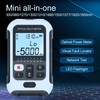 Multifunctional Optical Power Meter White High Accuracy Sensitive Fiber Tester
