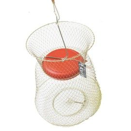 KUFA Floatable Galvanized Wire Fish Basket (Medium/13 x 18-Inch)