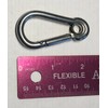 Stainless Steel 316 Spring Hook with Eyelet Carabiner 1/4" Marine