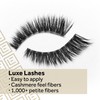 Eylure False Lashes, Luxe Cashmere No. 6 with Adhesive Included,