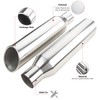 LCGP 2 Pcs 2.5" Inlet Exhaust Tips,2.5" Inlet x 4"