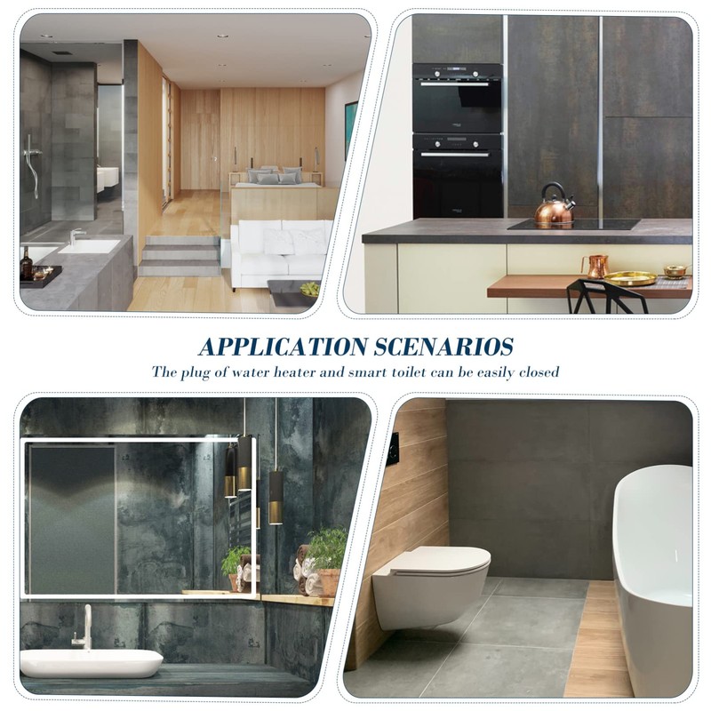 DOITOOL Cover Splash-Proof Waterproof Double-Position Security Light Protection White 20.2X12.1CM