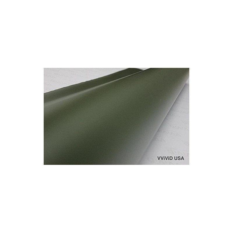 VViViD® Matte Military Army Green Vinyl Wrap Roll with Air