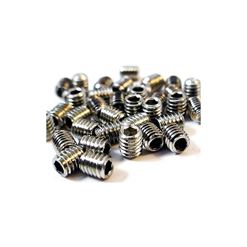 M4 x 8 Cup Point Set Screws (16 Pack) M4
