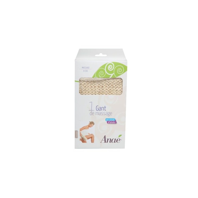 Anaé Aloe Sisal Massage Glove 13 x 21 cm