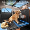 REEVAA 2.0 Hard Bottom Back Seat Cover for Large Dogs,