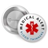 Blood Thinners Medical Alert Logo Badge 1in 25mm