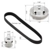 Zeelo 2PCS Set GT2 Synchronous Wheel 20&60 Teeth 5mm Bore