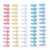 10PCS Binding Spine Combs 6 Holes Plastic Loose Leaf Binder