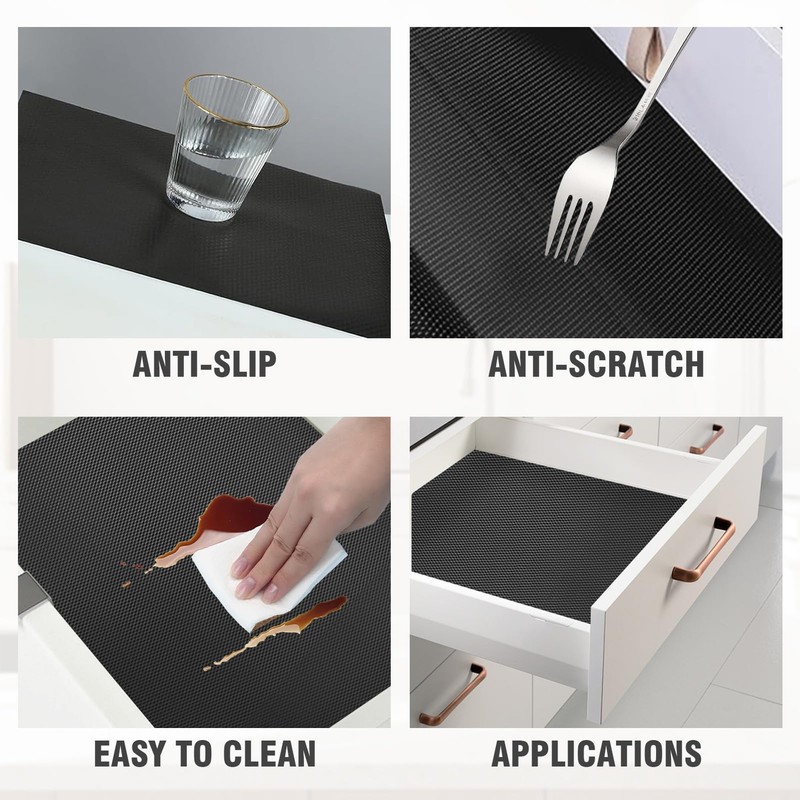 Bocguy Drawer Mat 45 x 500 cm, EVA Non-Slip Mat