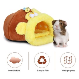 AIMALL Durable Small Pet Nest, Multi-Purpose Cozy Cotton Honeypot Bed for Hamsters, Guinea Pigs, and Small Birds, Bite-Resistant and Wear-Proof, Plush Warmth for Comfort