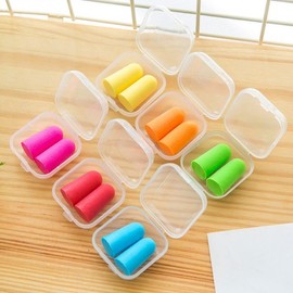Sleep Earplugs for Noise Reduction with Storage Case Noise-Cancelling Earplugs - Random Color/Style 39ea
