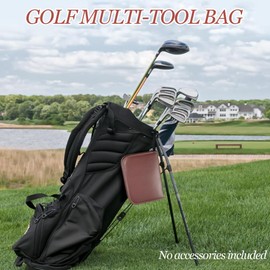 Golf Tool Bag, Golf Accessories, Easy to Carry, Multifunctional Large-Capacity Storage Bag, can Store Necessary Tools, partitioned Storage, Sturdy and Durable and Easy to Clean and Maintain.