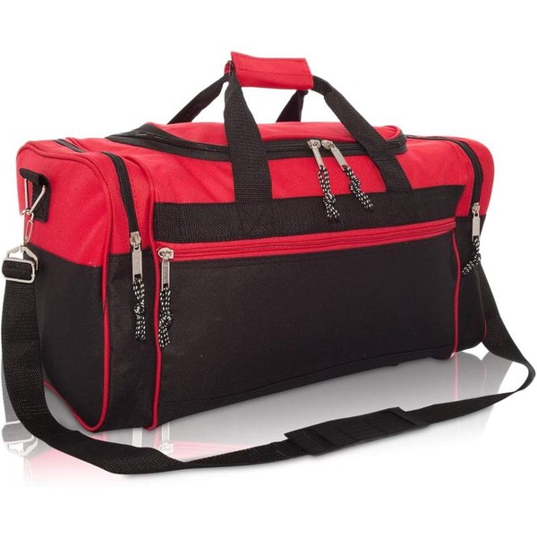21" Blank Duffle Bag Gym Bag Travel Duffel with Adjustable