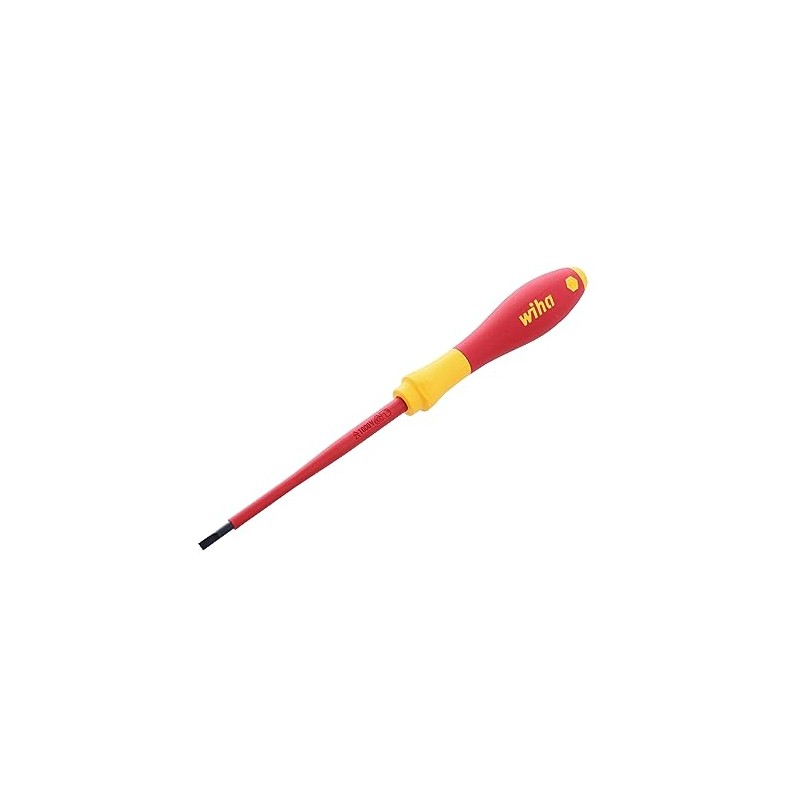 Wiha 32015 Insulated SoftFinish Slotted Screwdriver 3.5mm x 100mm