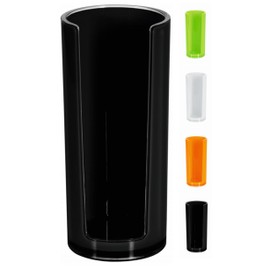 Spirella 10.17764 Acrylic, Cotton Pad Dispenser, Black