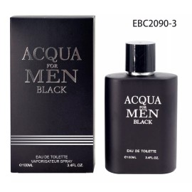 EBC Acqua For Men Black Eau De Toilette, 100ml/3.4 OZ