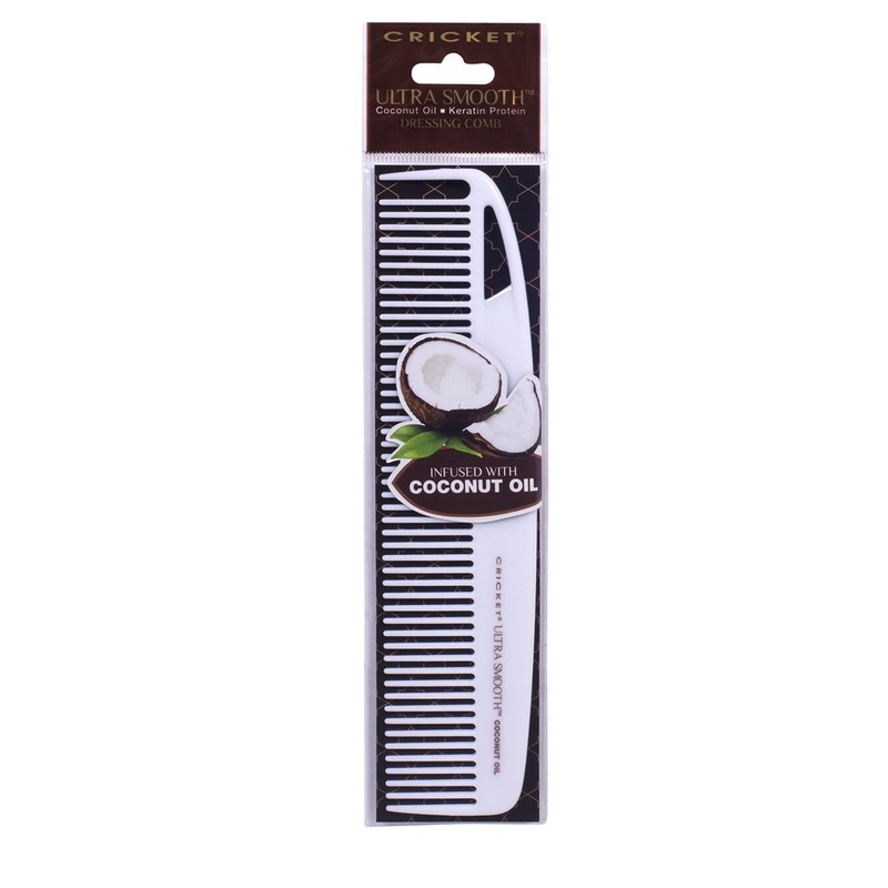 Cricket Ultra Smooth Coconut Dressing Comb - Infused with Coconut