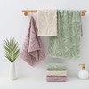 Pidada Hand Towels Set of 2 Leaf Pattern 100% Cotton