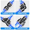 ERGAOBOY Blue 10M Polyurethane PU Air Hose Pipe Kit, 8mm