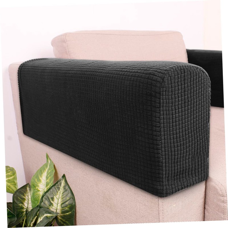 FUNOMOCYA 2sets Lounge Couch Armrest Covers Elastic Sofa Couch Armrest