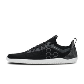 Vivobarefoot Primus Lite Knit, Womens Vegan Light Breathable Shoe with Barefoot Sole Obsidian
