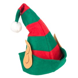 Dusenly Adult Christmas Elf Hat with Ears Santa Elf Hats Elf Costume Hat for Christmas Party Favors