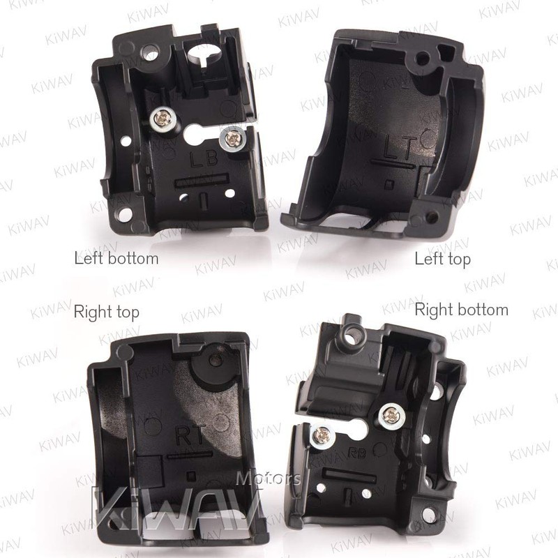 KiWAV Black Switch Housing compatible for Harley-Davidson '12-later Dyna Softail