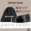 Pierre Cardin Men's Suit Belt 35 mm Cowhide Black, black