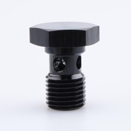 AC PERFORMANCE M14x1.5 Metric Aluminum 4 Holes Banjo Bolt Brake Fitting Adapter 22mm Long