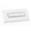 Huber Steel Rectangular Bell Push, 1-way, Surface Mounted, Illuminated 12121
