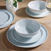 LERATIO Ceramic Dinnerware Sets for 6,Porcelain Plates and Bowls Sets