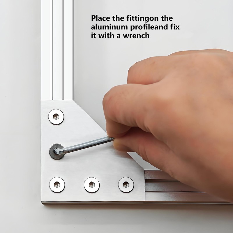 Bikykose 2020 T-Slot Aluminum Extrusion Profile Accessories - 20 L