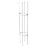 2 Sets Vines Climbing Support Balcony Outdoor Steel Pipe Plant