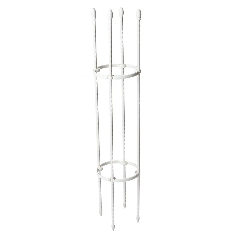 2 Sets Vines Climbing Support Balcony Outdoor Steel Pipe Plant