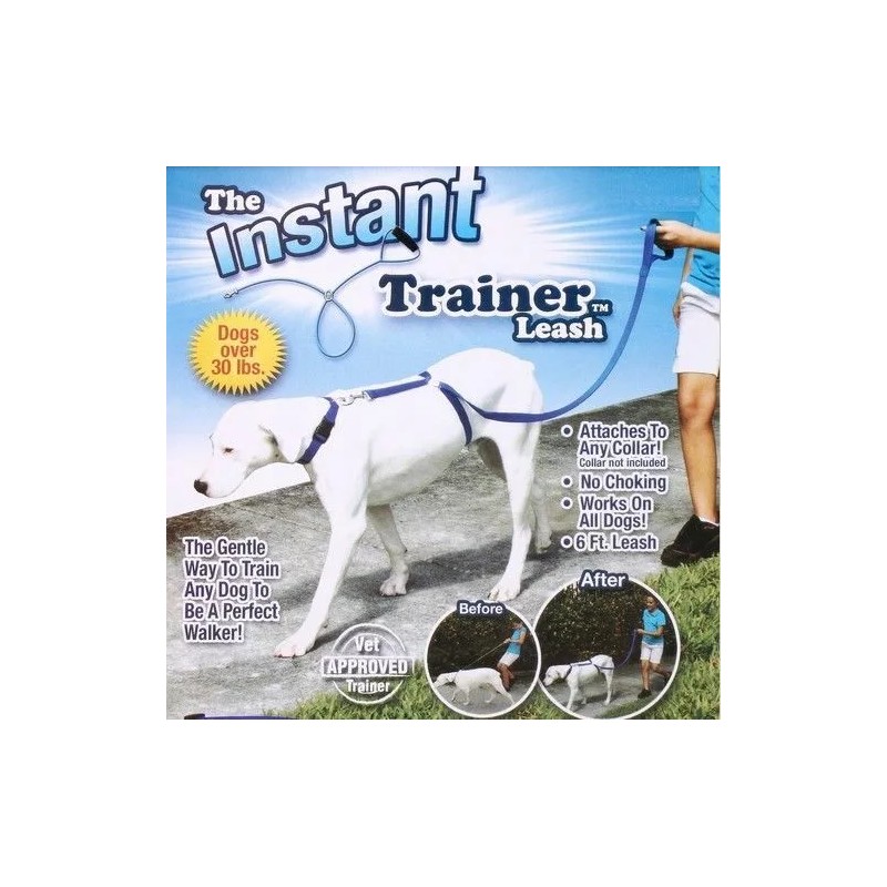Instant Trainer Dog Leash Trains Dogs 30 Lbs Stop Pulling