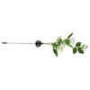 Solar Power LED Camellia Flower Light for Outdoor Yard Garden