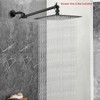NearMoon Rain Shower Head, High Flow Stainless Steel Square Rainfall