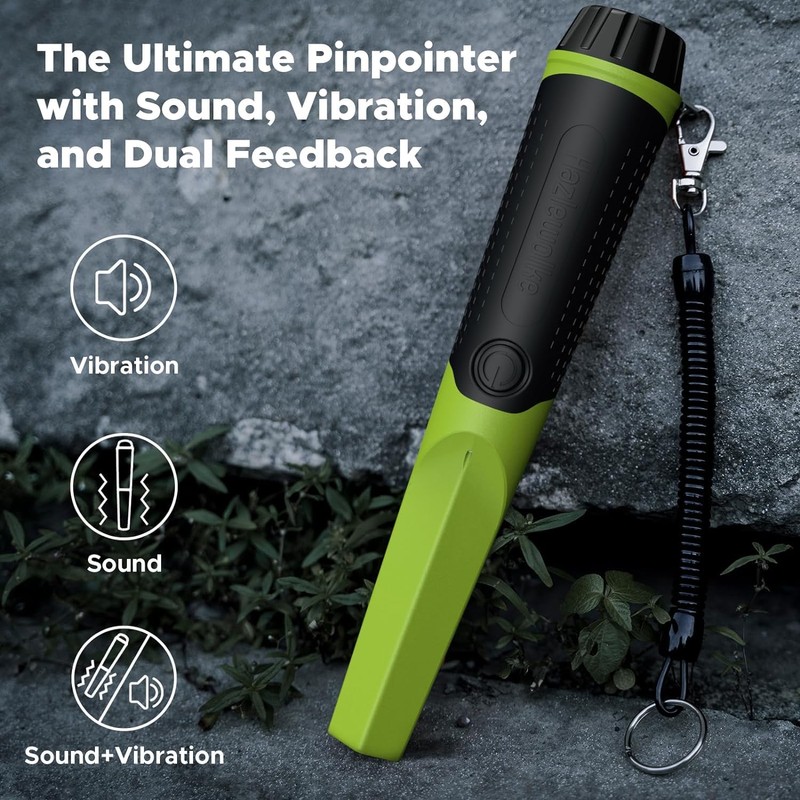 Metal Detector Pinpointer, Hazlewolke IP68 Fully Waterproof Handheld Metal Detectors
