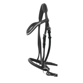 AMKA Bridle with Reins for Wooden Horses Toy Bridle with Sparkling Rhinestones