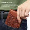Pefiam Full Grain Leather Bifold Wallet for Men - 11