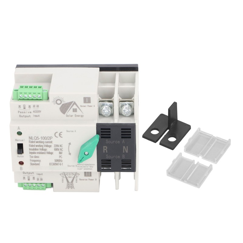 Dual Power Automatic Transfer Switch 2P PV to Utility Mini
