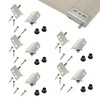 Concealed Hinges Cabinet Iron Right Angle Pivot Hinge Set for