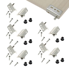 Concealed Hinges Cabinet Iron Right Angle Pivot Hinge Set for Wooden Doors Door Hinges Top Bottom Door Pivot Concealed Shaft Pivot Hinges Silver Hinge Hinge Pivot for Wood Panel Cupboard