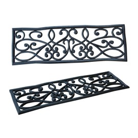 Buffalo Tools STM9304PK 9In X 30In Stair Tread Mat 4Pk, Black