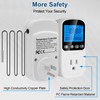 Plug in Thermostat Temperature Controller, Digital Thermostat Controlled Outlet Plug