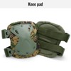 Qavctw Tactical Knee and Elbow Pads Set for Combat Airsoft