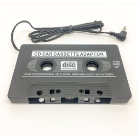 Cassette to Aux Adapter with Stereo Audio, Premium Car Audio Cassette Adapter with 3.5mm Headphone Jack By Dragon Trading®