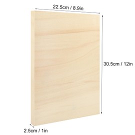 GNIEMCKIN 14 Pack Wooden Canvas Boards for Painting, 9 x 12 Inch Wood Canvas for Art Projects, Cradled Artist Wood Panels for Oil, Acrylic, Encaustic, Wood Burning, Pouring and More